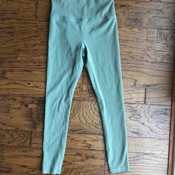 Athleta elation rib tight, Sage/Seafoam Green Color, Size Small - Picture 2 of 5